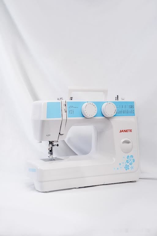 электромеханическая швейная машина janete 989 (голубой)