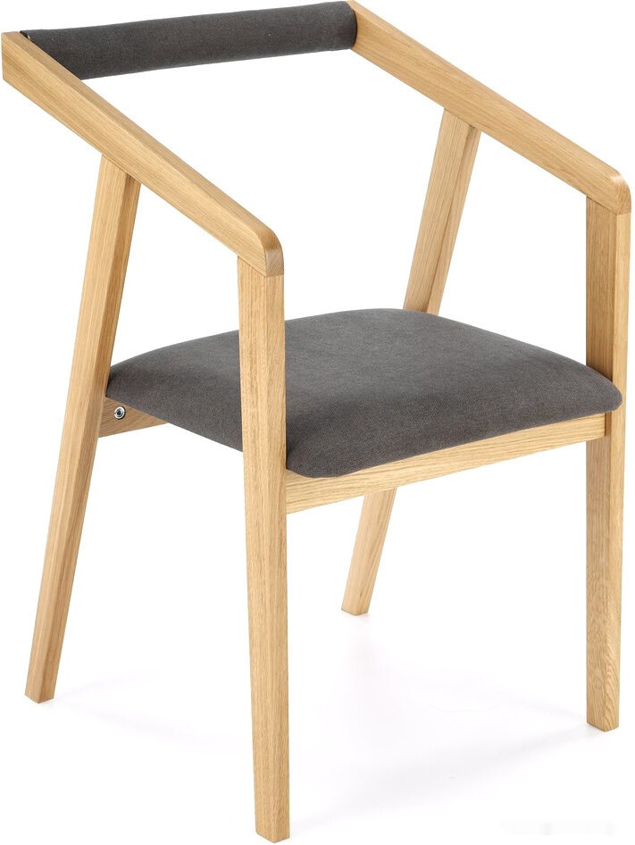 стул с подлокотниками halmar azul 2 (серый/бежевый)