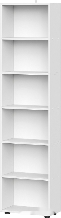 стеллаж nn мебель токио 00-00107229 (белый текстурный)