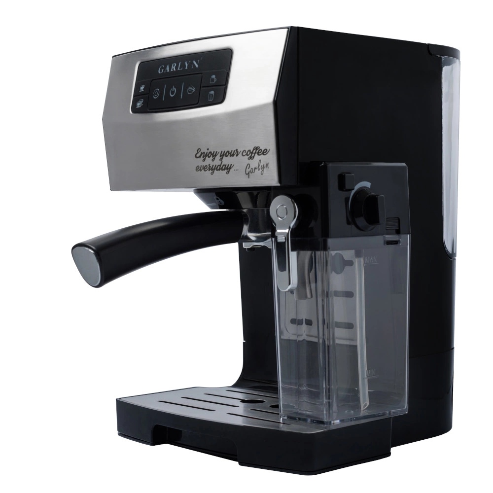 Рожковая кофеварка garlyn barista. Кофемашина Garlyn l70. Garlin l70 кофеварка. Кофеварка рожковая Garlyn. Кофемашина Гарлин с капучинатором l70.