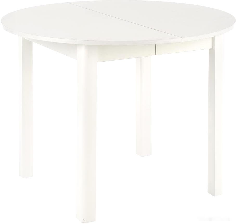 кухонный стол halmar ringo 102-142/102 (белый) (v-pl-ringo-st-bialy)