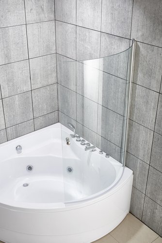 стеклянная шторка для ванны roxen veria 52050-90 90х140