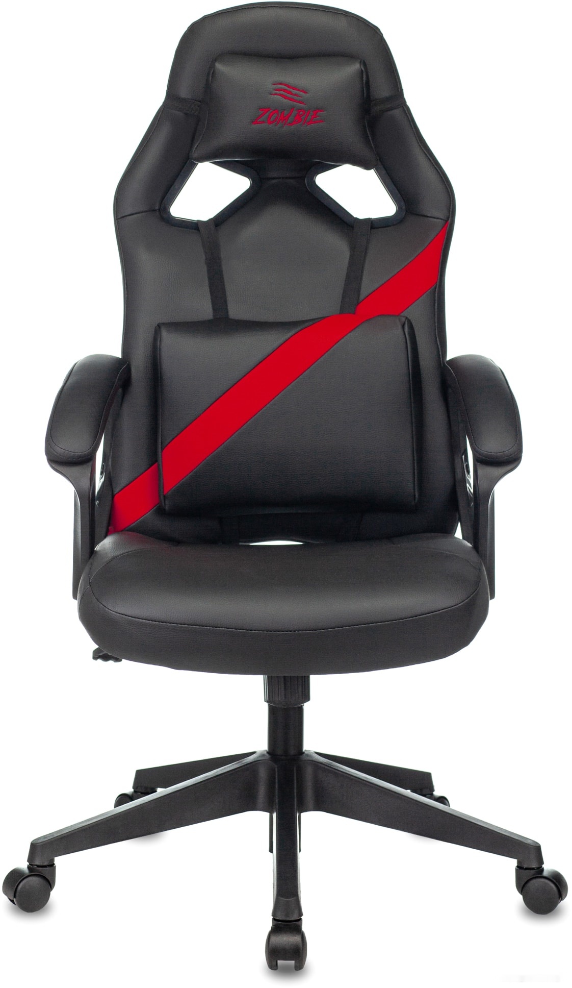 кресло zombie driver (черный/красный)