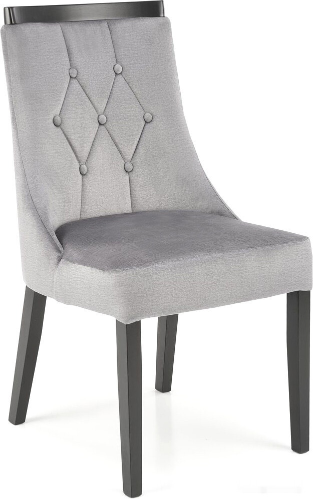 стул halmar royal/monolith 85 (серый/черный)