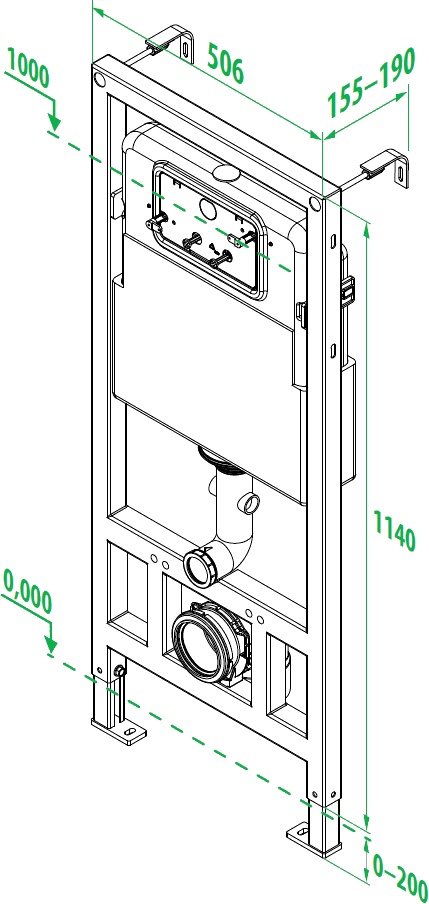 инсталляция для унитаза iddis neofix [neo0000i32]