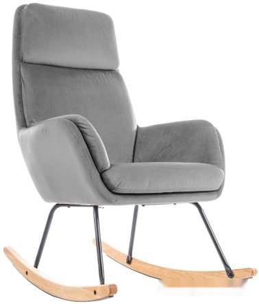 офисное кресло signal hoover velvet (серый)