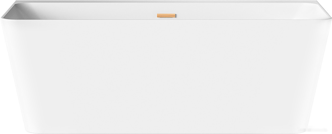 ванна wellsee bromance 170x78 231601004 (пристенная ванна белый глянец, экран, ножки, сифон-автомат золото)