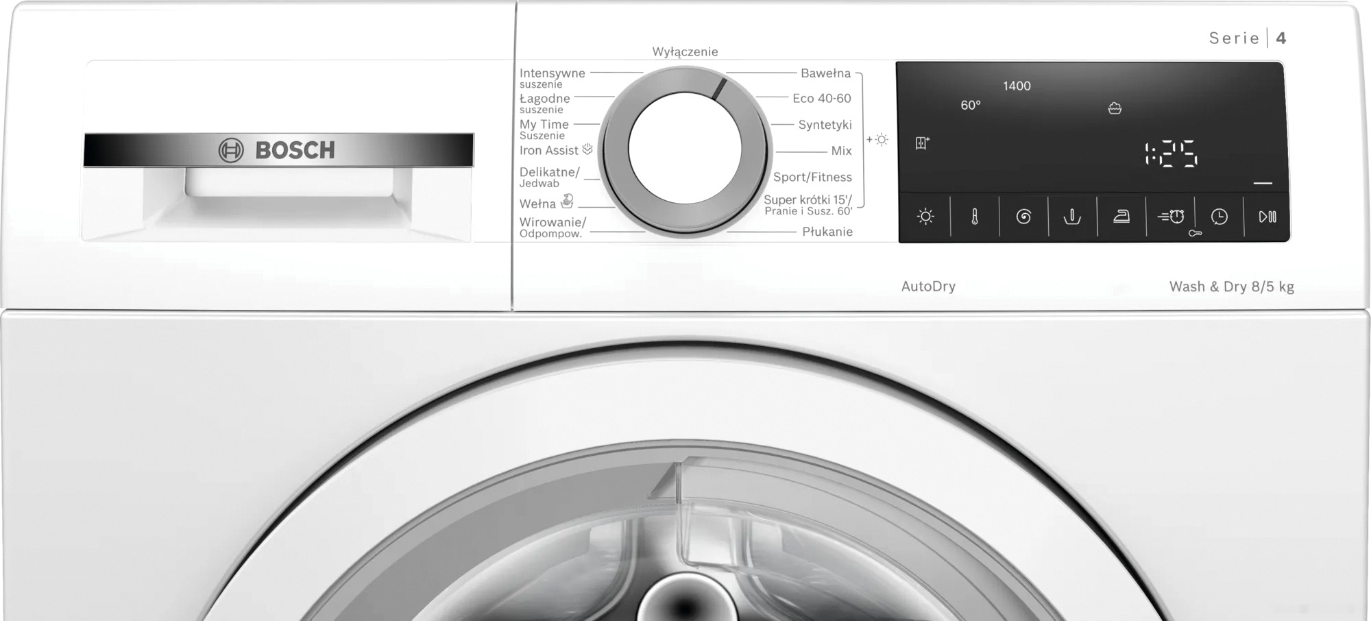 стирально-сушильная машина bosch serie 4 wna13401pl