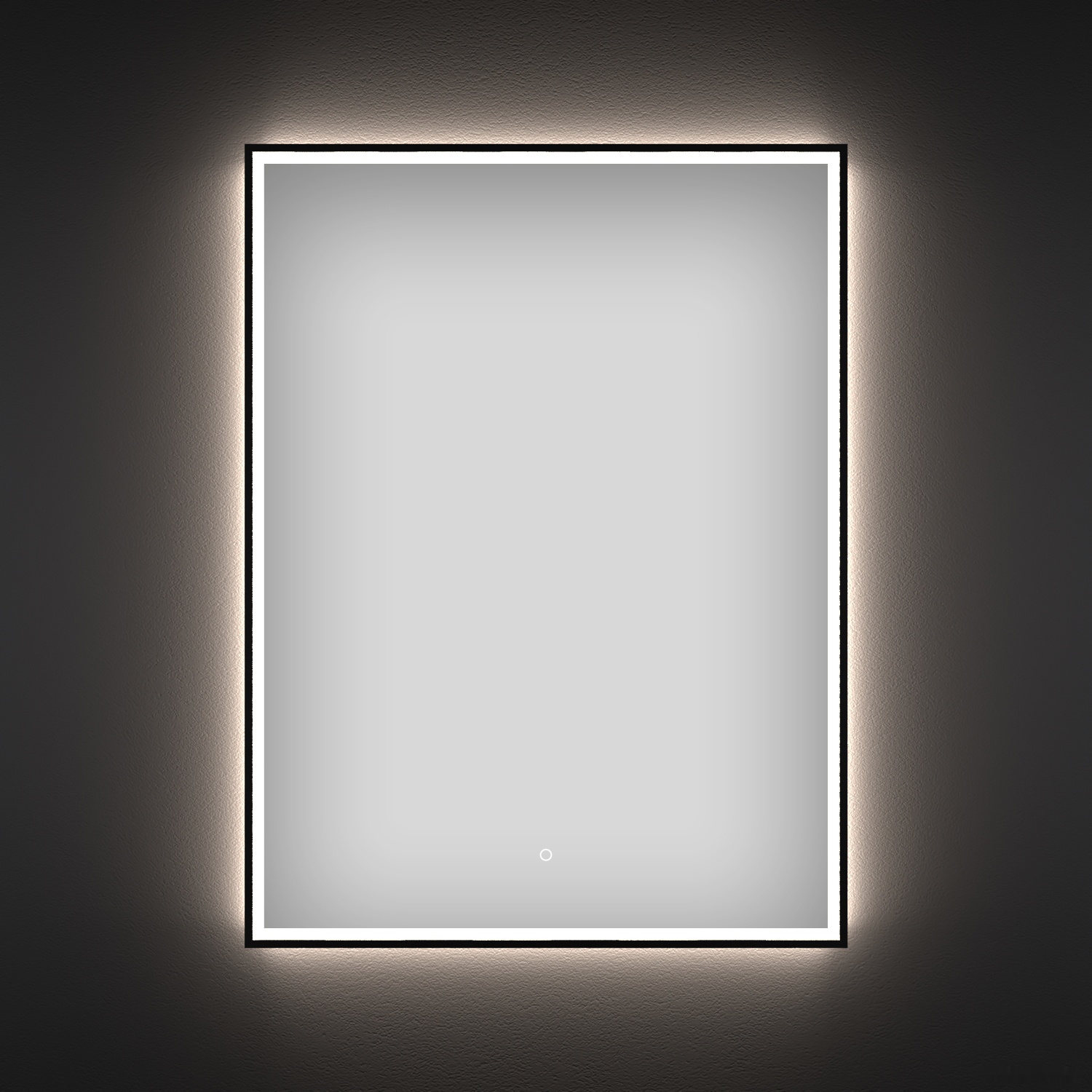 зеркало wellsee зеркало с фронтальной led-подсветкой 7 rays' spectrum 172201260, 60 х 75 см (с сенсором и регулировкой яркости освещения)