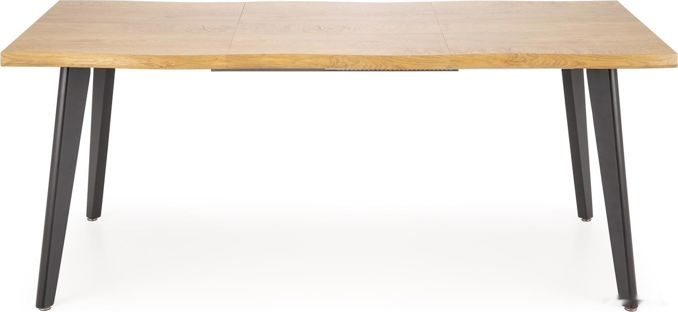 кухонный стол halmar dickson 2 150-210/90/75 (натуральный/черный) (v-ch-dickson_2-st-150/210)