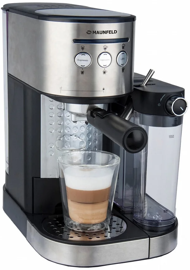 кофеварка рожковая maunfeld mf-720s pro
