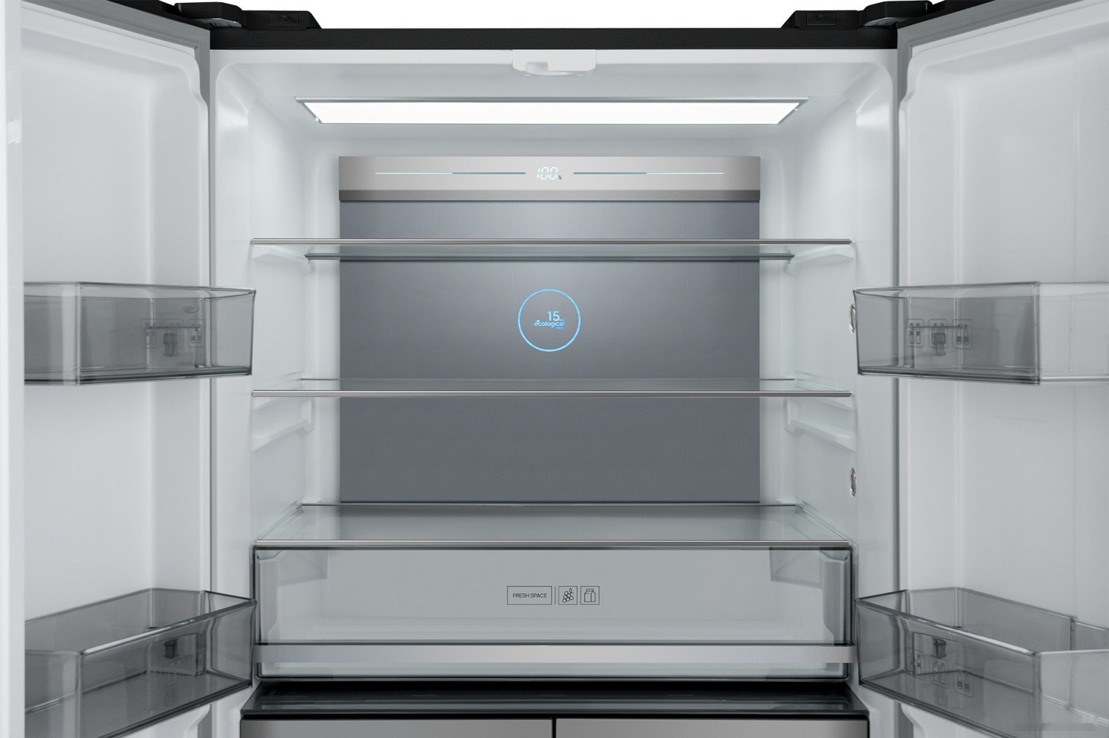 холодильник side by side weissgauff wcd 590 nofrost inverter premium biofresh dark inox