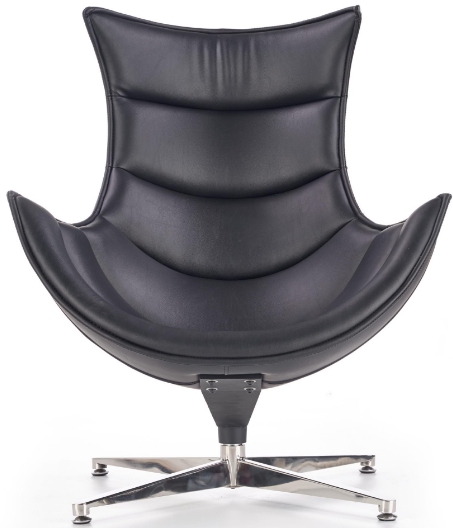 кресло halmar luxor (black) (v-ch-luxor-fot-czarny)
