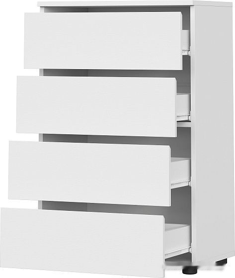 комод nn мебель токио 4 ящика 00-00106109 (белый текстурный)