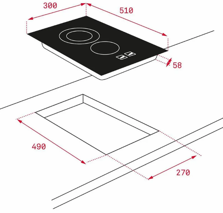 варочная панель teka tzc 32320 ttc (112540002)