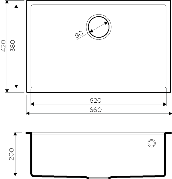 кухонная мойка omoikiri tedori 66-u-ch шампань 4993977