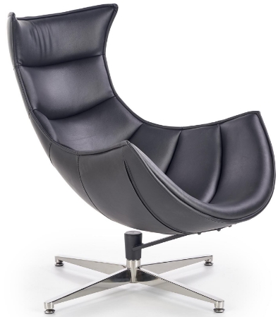 кресло halmar luxor (black) (v-ch-luxor-fot-czarny)