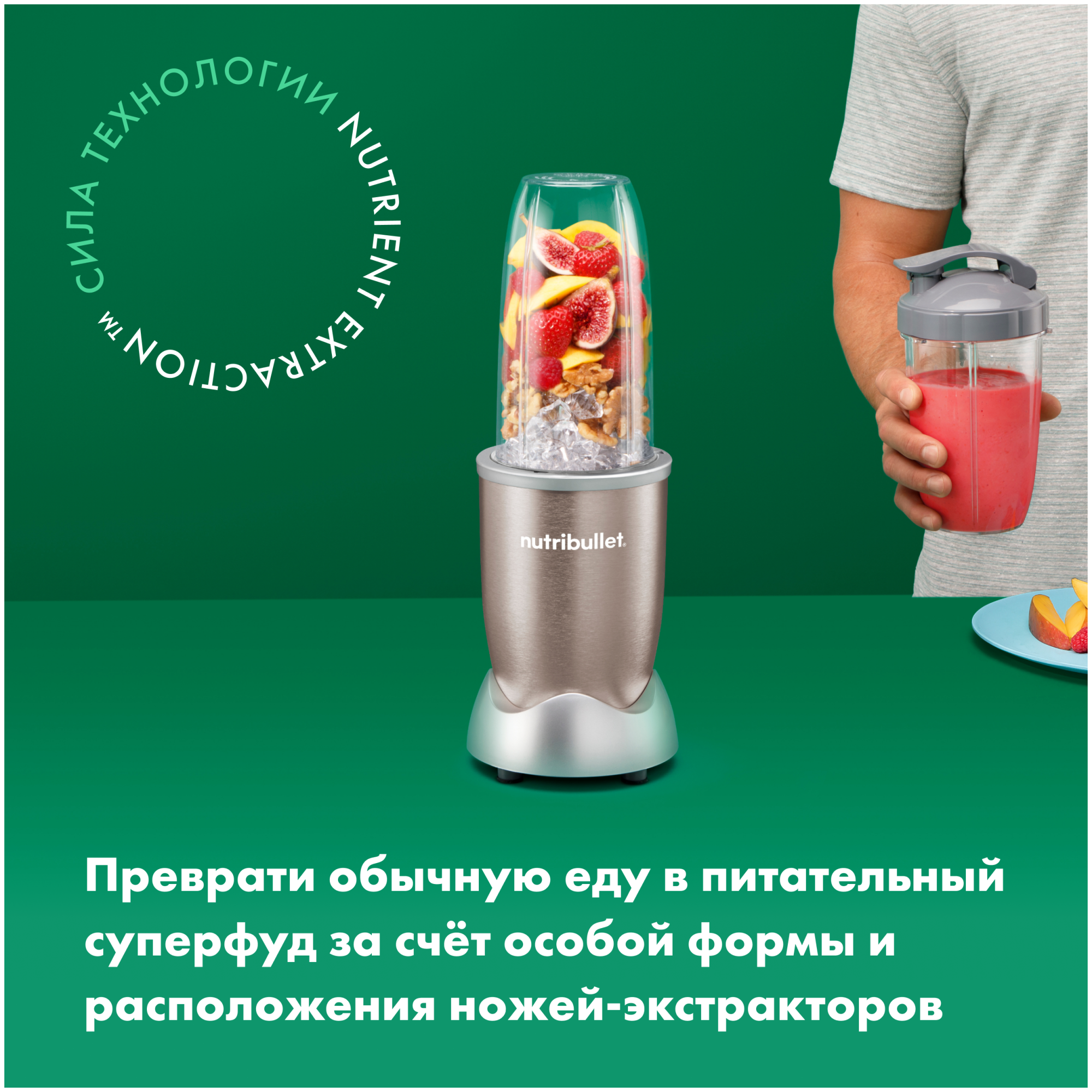 стационарный блендер nutribullet pro nb908cp