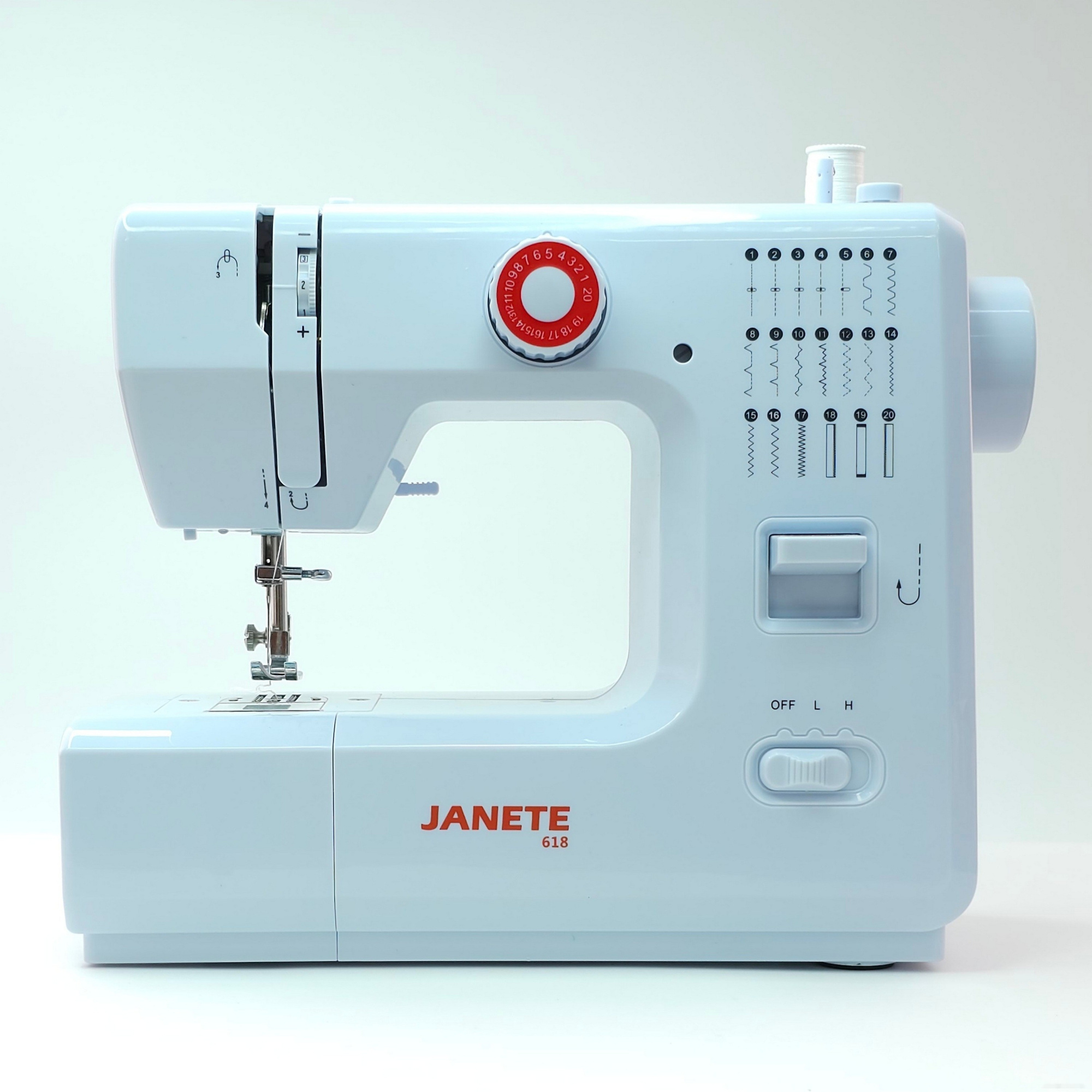 электромеханическая швейная машина janete 618