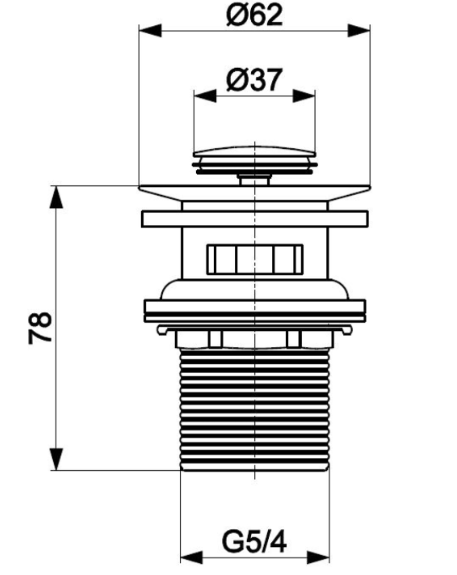 донный клапан armatura 660-354-31 (660-354-31)