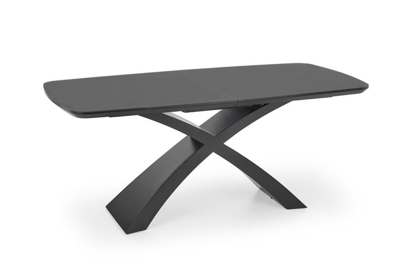 кухонный стол halmar silvestro 180 (темно-серый/черный) (v-ch-silvestro-st)