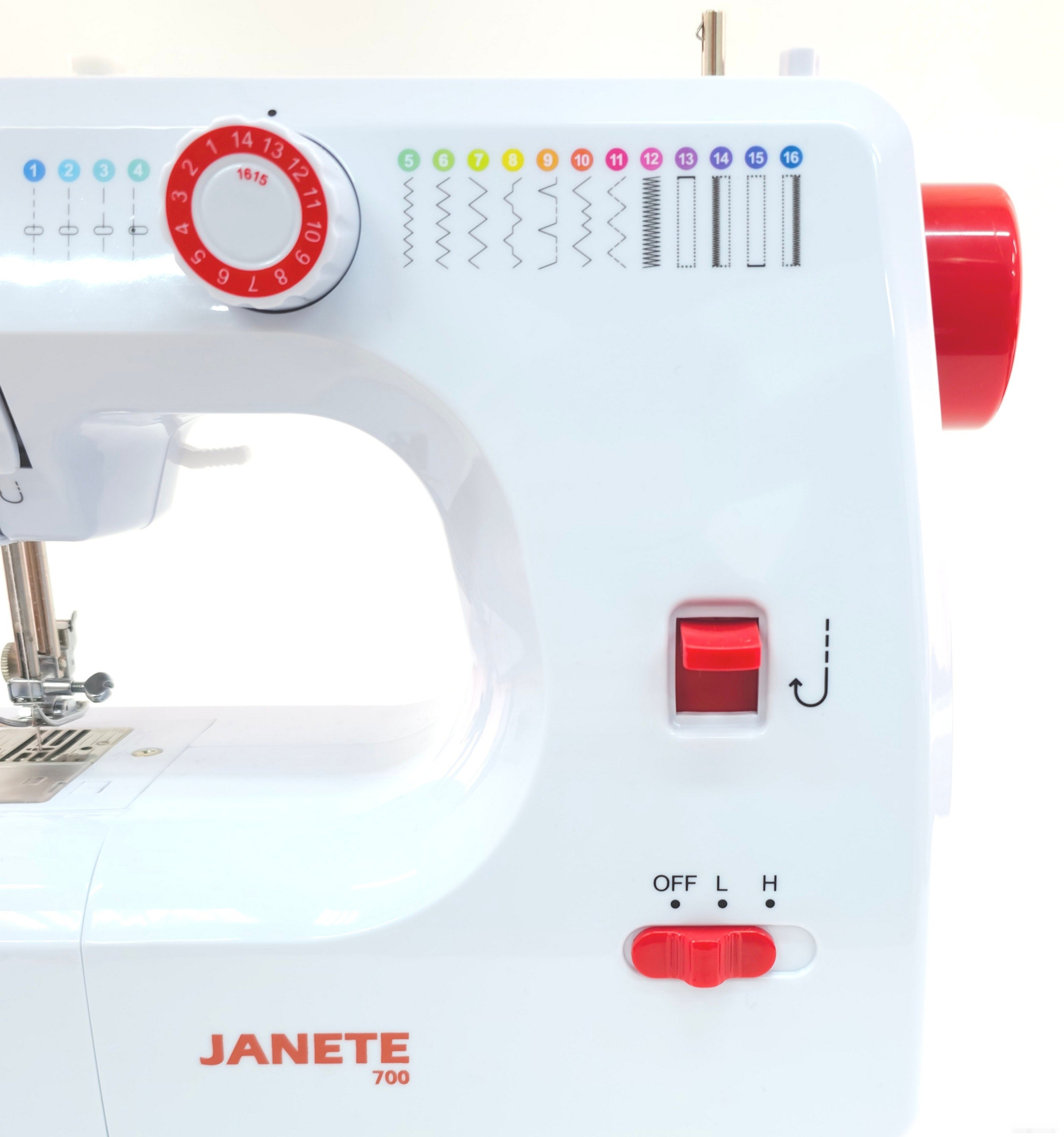 электромеханическая швейная машина janete 700